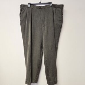 Principe Made In Italy Cuff Dress Pants Trousers Wool Blend 46